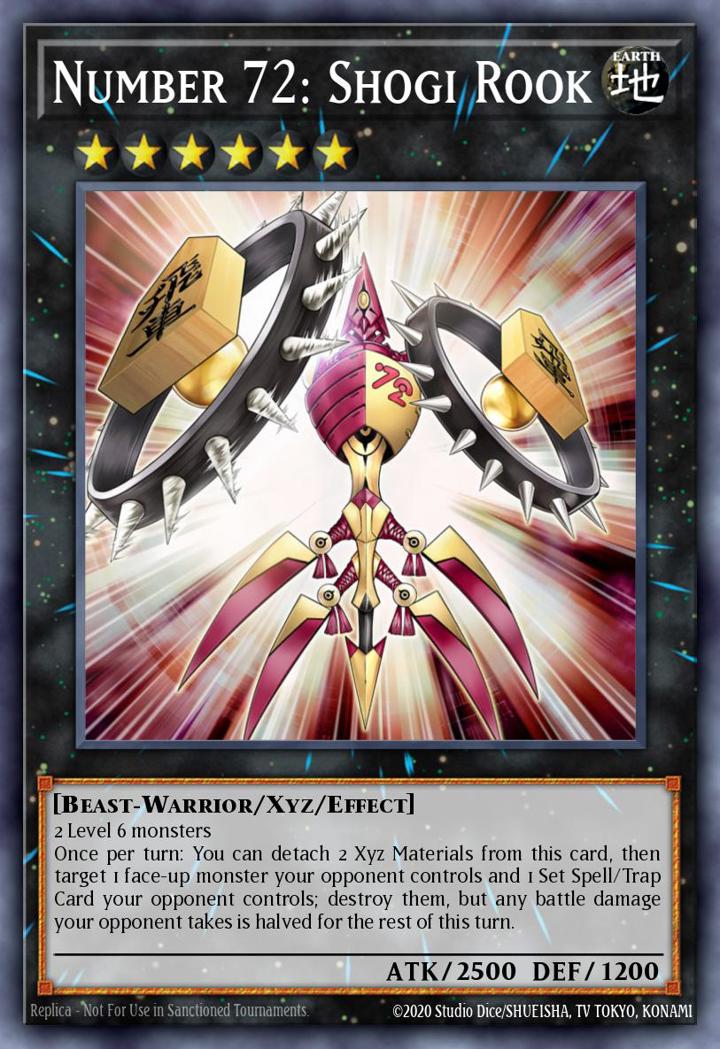 Number 72: Shogi Rook Single: Yu-Gi-Oh! ZEXAL Manga Promos Einzelkarte