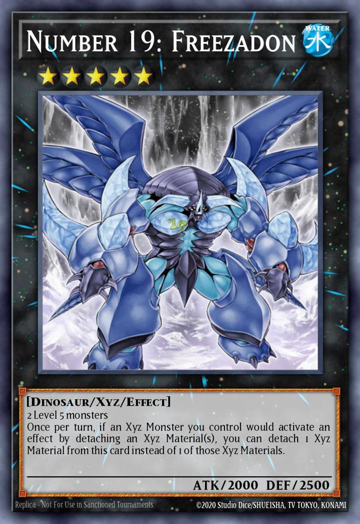 Number 19: Freezadon Single: Yu-Gi-Oh! 2013 Zexal Collection Tin Einzelkarte