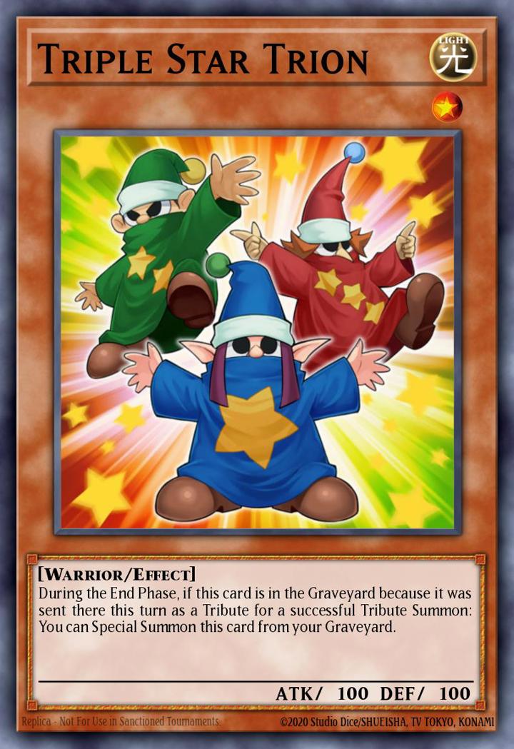 Triple Star Trion Single: Yu-Gi-Oh! 2013 Zexal Collection Tin Einzelkarte