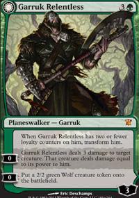 Garruk Relentless / Garruk, the Veil-Cursed