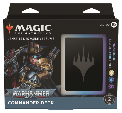 jenseits des multiversums: warhammer 40.000 commander deck streitkräfte des imperiums (de)