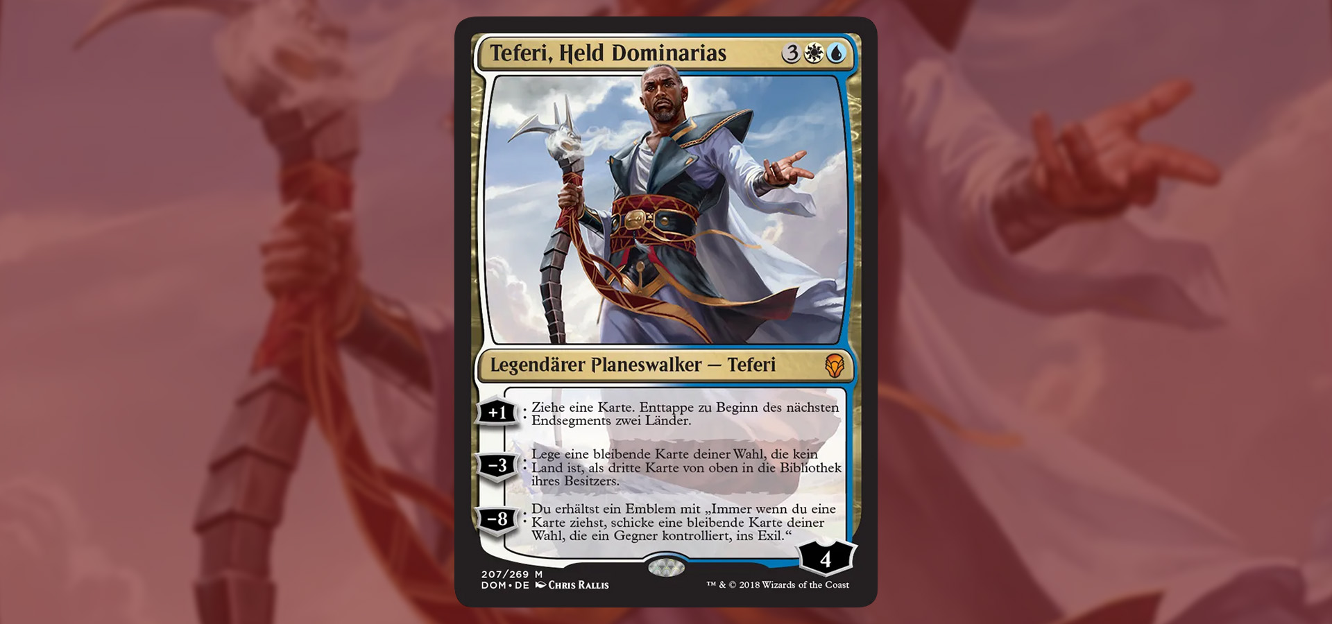 magic the gathering karte Teferi, Hero of Dominaria