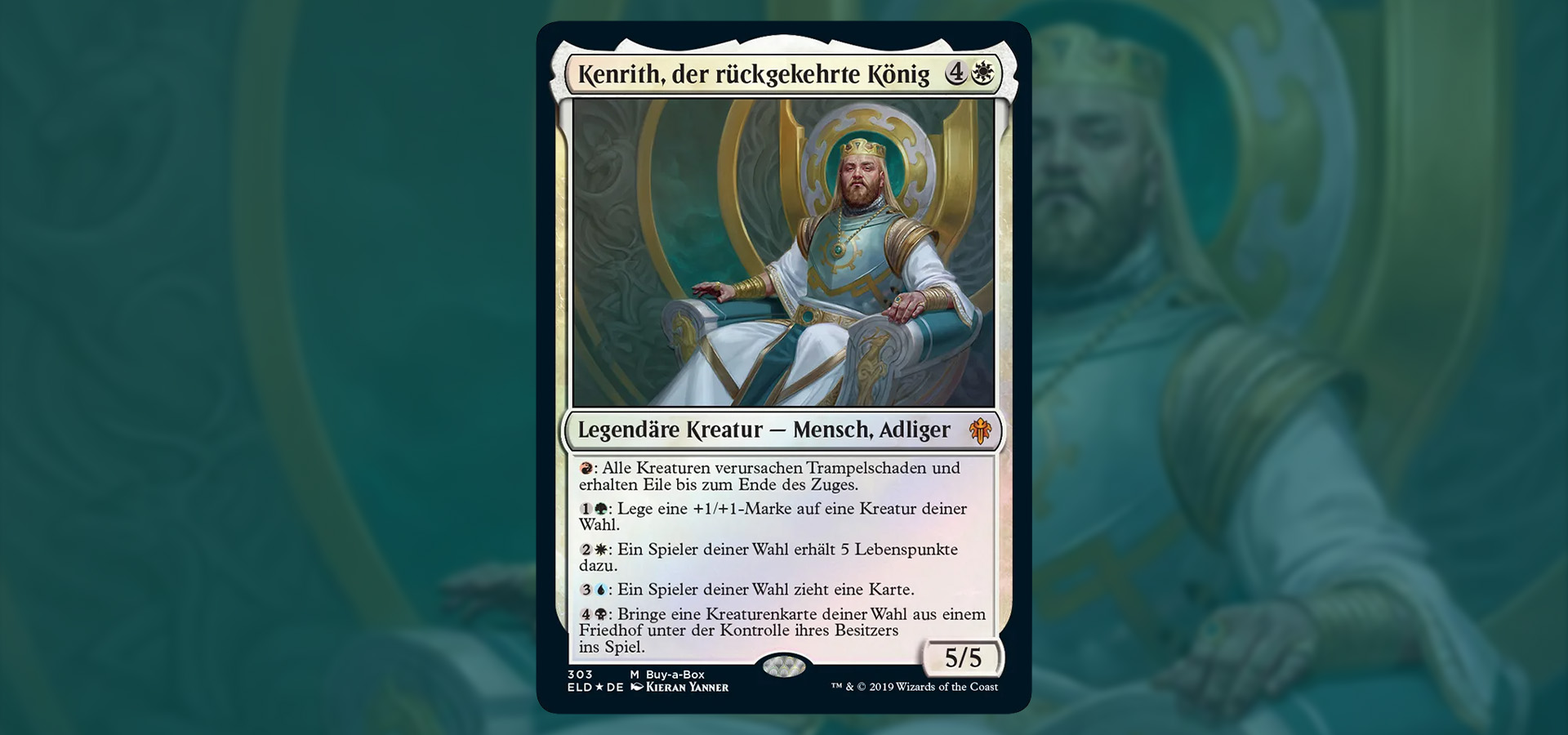 magic the gathering karte Kenrith, the Returned King