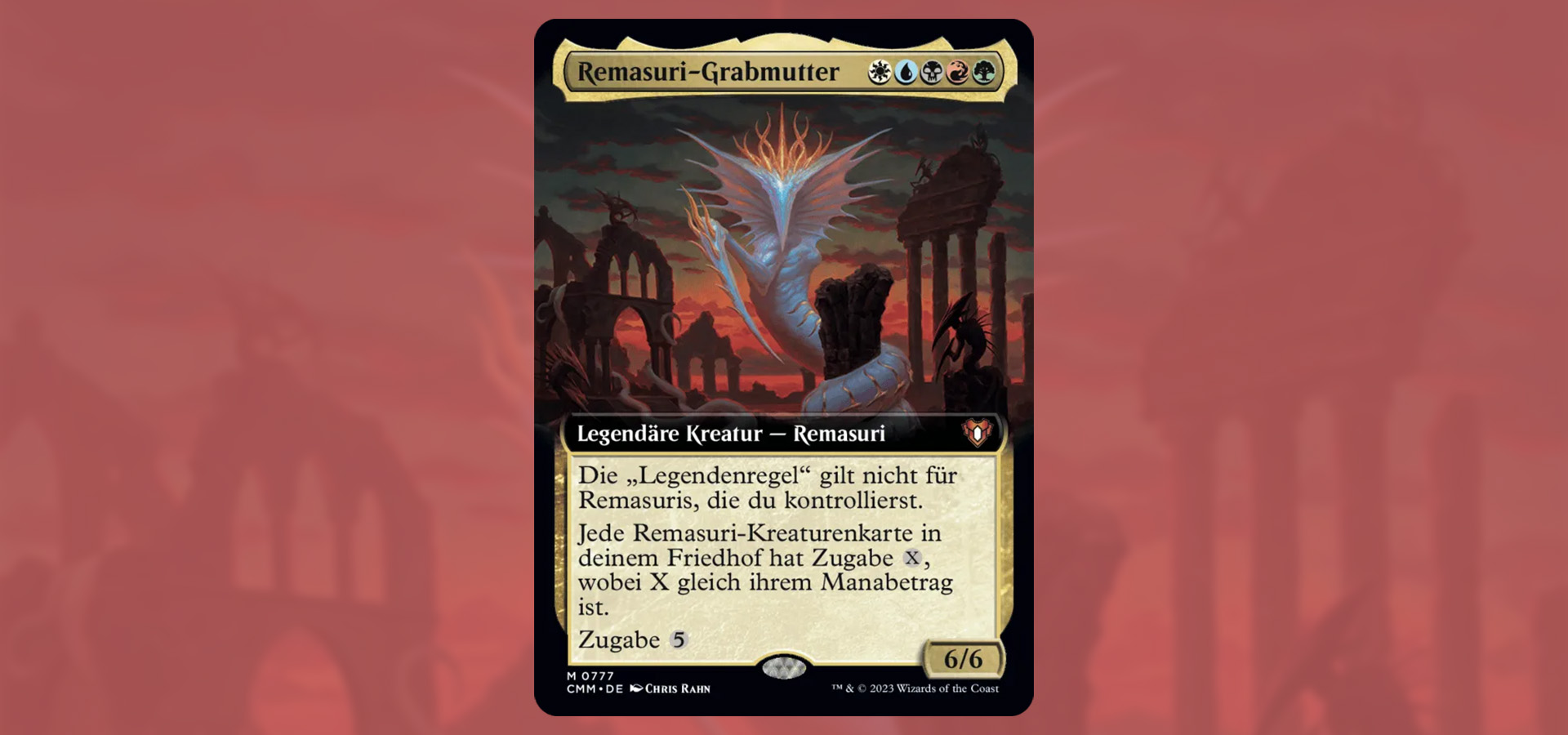 magic the gathering spielkarte Remasuri-Grabmutter  auch als Sliver Gravemother bekannt